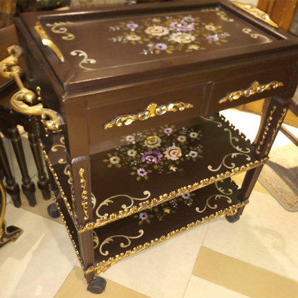 Handicrafted Tea Trolly
